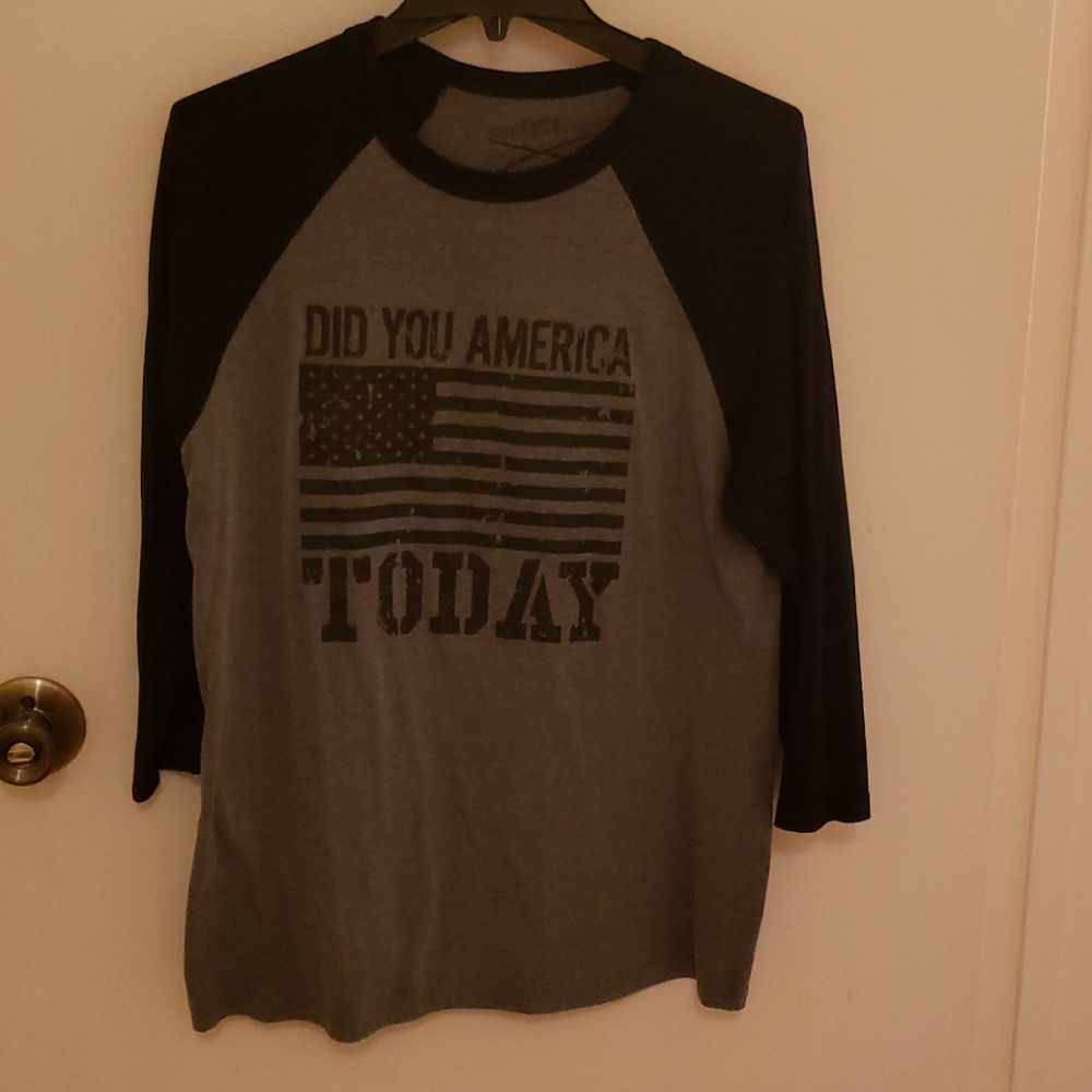 Grunt Style shirt Sz Large 3/4 Sleeve